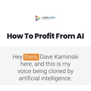 Dave Kaminski – How To Profit From AI