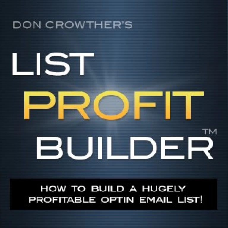 Don Crowther – List Profit Builder