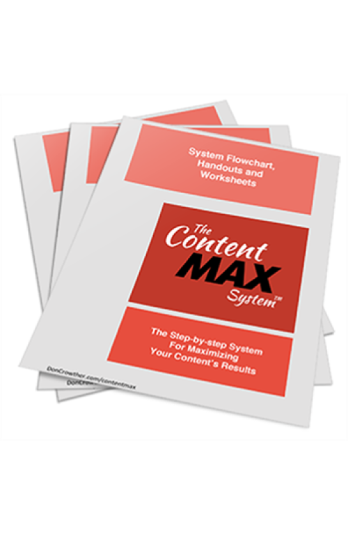 Don Crowther – The Content Max System