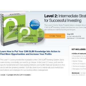 Investors Business Daily – Home Study Course – Level 1, 2, and 3 