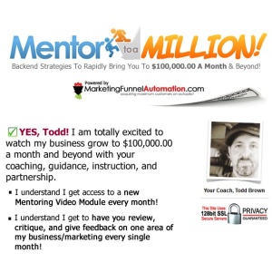 Mentor to a Million – Todd Brown