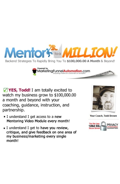 Mentor to a Million – Todd Brown