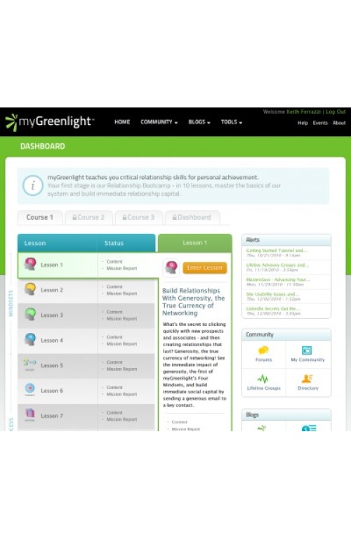 MyGreenlight – New Relationship Mastery – Keith Ferrazzi