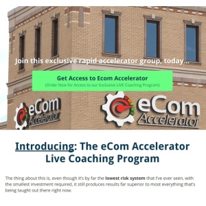 eCom Accelerator Live Coaching Program 